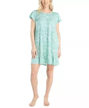 Женское многоуровневое платье для сна и отдыха Daydream MUK LUKS, зеленый