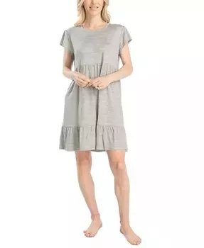 Женское многоуровневое платье для сна и отдыха Daydream MUK LUKS, серый