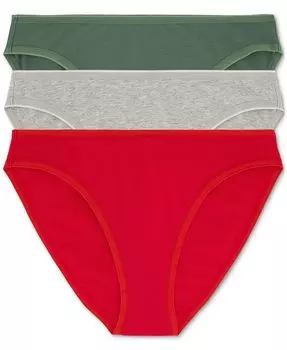 Женское нижнее белье бикини из трех частей GAP, красный