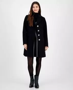 Женское однобортное пальто walker, созданное для macy's Michael Kors, черный