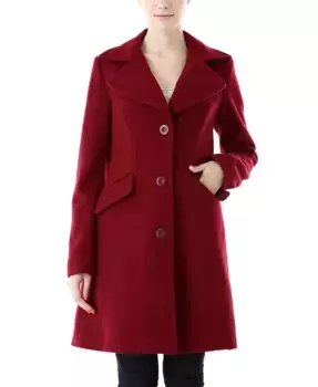 Женское пальто для прогулок Sasha из смесовой шерсти kimi + kai, фиолетовый