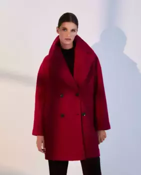 Женское пальто из мохера Woman El Corte Ingls, фуксия