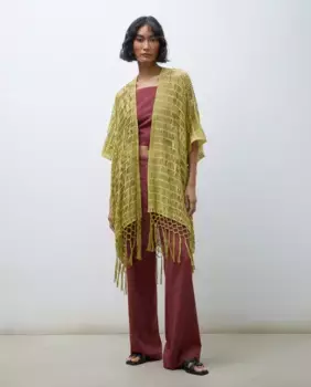 Женское пальто однотонное Tintoretto, фисташковый