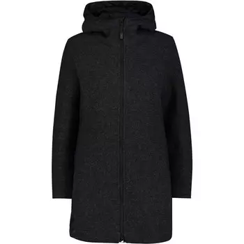 Женское пальто с капюшоном CMP, черный