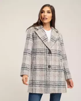 Женское пальто с воротником с лацканами и рукавами по индивидуальному заказу Boutique El Corte Ingls, бежевый