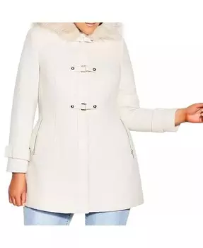 Женское пальто Wonderwall CITY CHIC, коричневый/бежевый