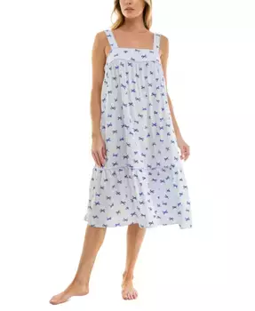 Женское печатное многослойное ночное платье-ками Roudelain, белый