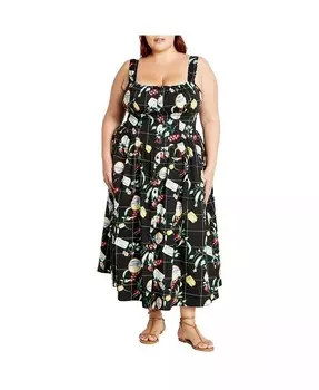 Женское платье Almay Midi CITY CHIC, мультиколор