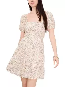 Женское платье-бэбидолл с квадратным вырезом и многоуровневым кроем 1.State, цвет soft rosettes