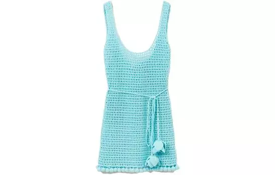 Женское платье без рукавов Burberry, цвет Blue