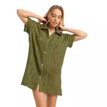 Женское платье Chasin Sunset Roxy, зеленый