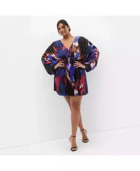 Женское платье Chloe Print CITY CHIC, черный