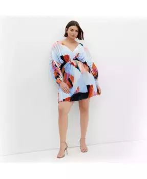 Женское платье Chloe Print CITY CHIC, синий