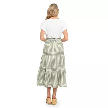 Женское платье-футболка August Sky Twofer Maxi Dress August Sky