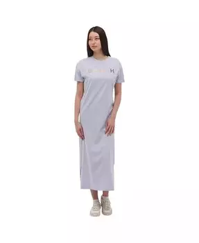 Женское платье-футболка с логотипом Tussah на груди Bench DNA, синий