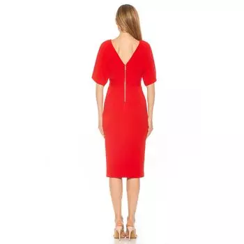 Женское платье-футляр миди с рукавами-трубой ALEXIA ADMOR ALEXIA ADMOR, черный