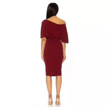 Женское платье-футляр на одно плечо с драпировкой ALEXIA ADMOR Olivia ALEXIA ADMOR