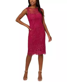 Женское платье-футляр с украшением Adrianna Papell