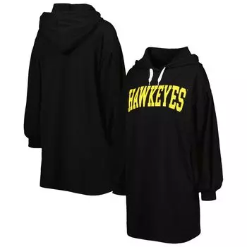Женское платье Gameday Couture Black Iowa Hawkeyes Game Winner в винтажном стиле, трехцветное платье