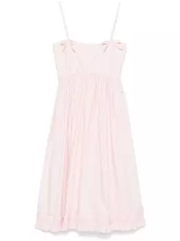 Женское платье Ganni розового цвета