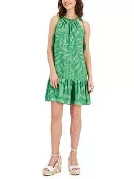 Женское платье-халтер с кисточками из полиэстера Taylor, цвет kelly green