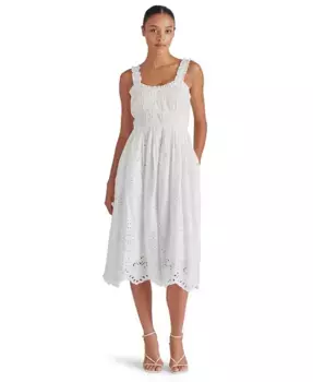 Женское платье Harmony Cordon Eyelet Steve Madden, белый
