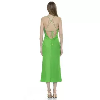 Женское платье-комбинация миди с драпировкой ALEXIA ADMOR Dionne ALEXIA ADMOR, ярко-розовый