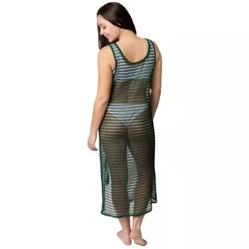 Женское платье-майка миди с высоким разрезом Aqua Del Mar Aqua Del Mar, белый