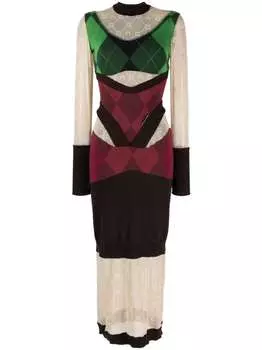 Женское платье Marine Serre, зеленый