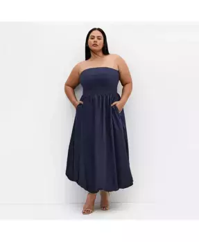 Женское платье макси Alina CITY CHIC, синий