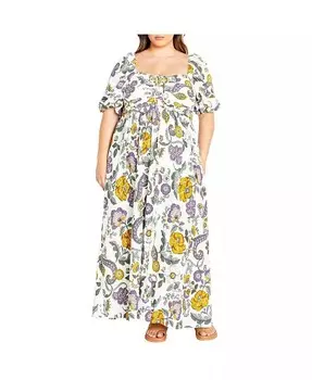 Женское платье макси Ellea CITY CHIC, фиолетовый