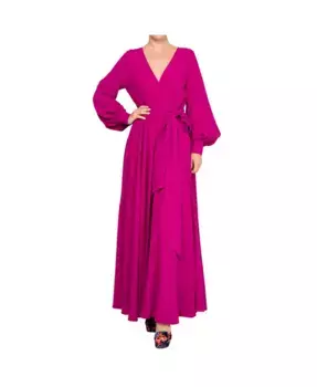 Женское платье макси LilyPad Meghan Fabulous, красный