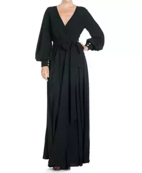 Женское платье макси LilyPad Meghan Fabulous, черный