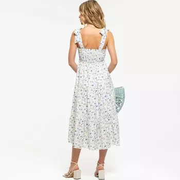 Женское платье миди August Sky с декоративными завязками August Sky