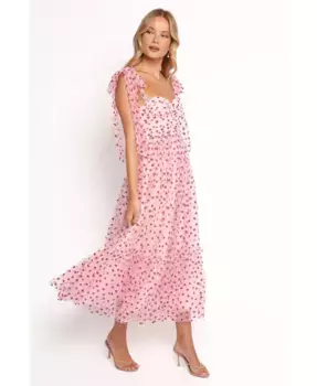 Женское платье миди Floret Petal and Pup, розовый