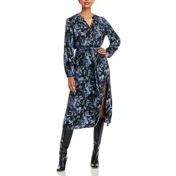 Женское платье миди на пуговицах спереди Bella Dahl, цвет frosted floral