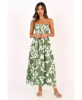 Женское платье миди Payton Petal and Pup, коричневый/бежевый