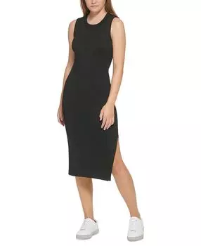 Женское платье миди с майкой muscle Calvin Klein Jeans, черный