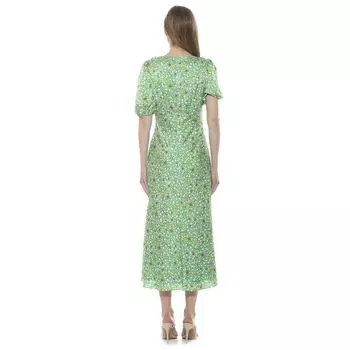 Женское платье миди с объемными рукавами ALEXIA ADMOR Lorelei ALEXIA ADMOR, розовый