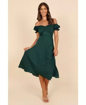 Женское платье миди с оборками Mickenna Sweetheart Petal and Pup