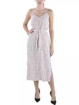 Женское платье миди с принтом и сборками Carve Designs, цвет madrid print