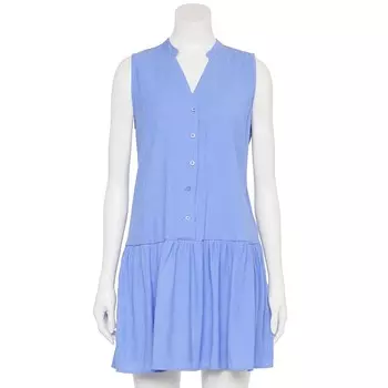 Женское платье Nine West с адаптивными пуговицами и рюшами спереди, цвет Nikita Purple