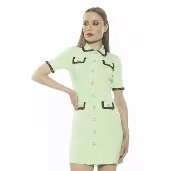 Женское платье Odette с коротким рукавом на пуговицах Alexia Admor, зеленый