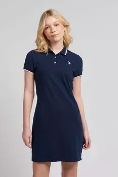 Женское платье-поло U.S. Polo Assn, синий