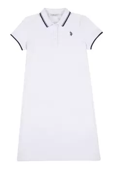 Женское платье-поло U.S. Polo Assn, белый