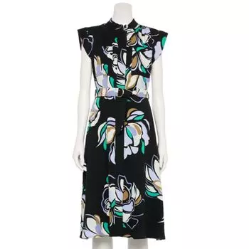 Женское платье-рубашка с короткими рукавами для адаптивной одежды Nine West, цвет black olivia floral