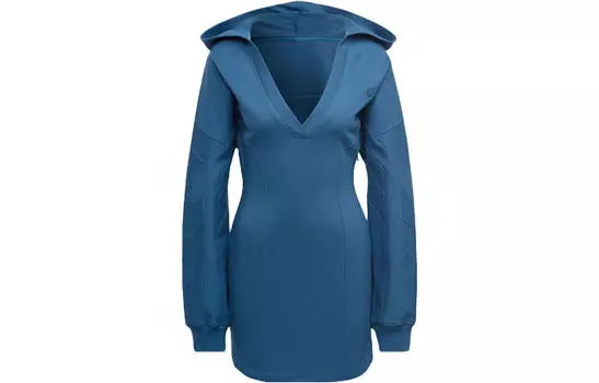 Женское платье с длинными рукавами Adidas Originals, цвет Blue
