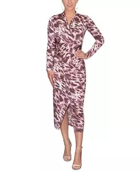 Женское платье с искусственным запахом и принтом RACHEL Rachel Roy, мульти