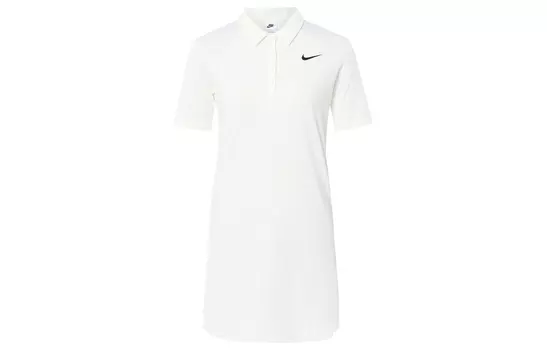 Женское платье с короткими рукавами Nike, цвет sail white