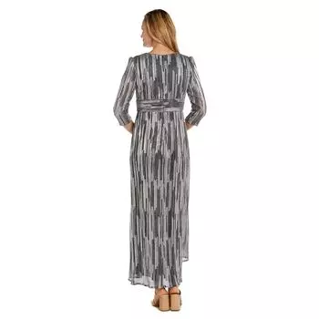 Женское платье с лифом и драпированной юбкой R&M Richards Surplice R&M Richards